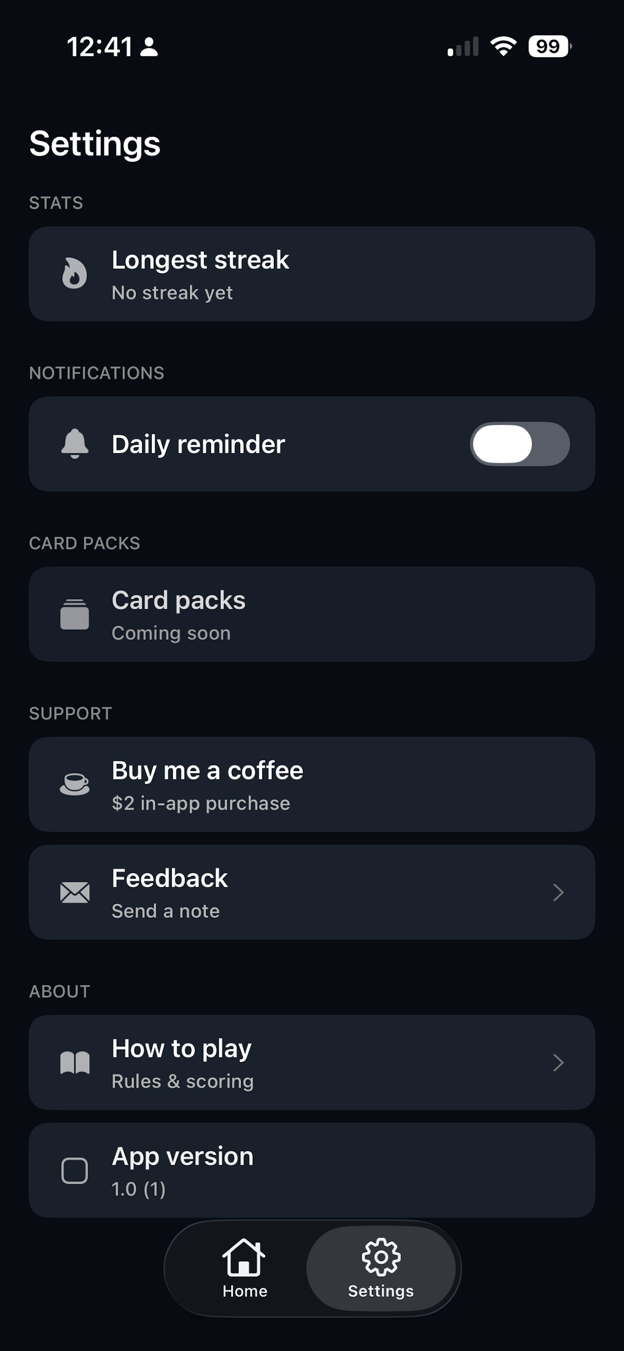 Just Euchre screenshot