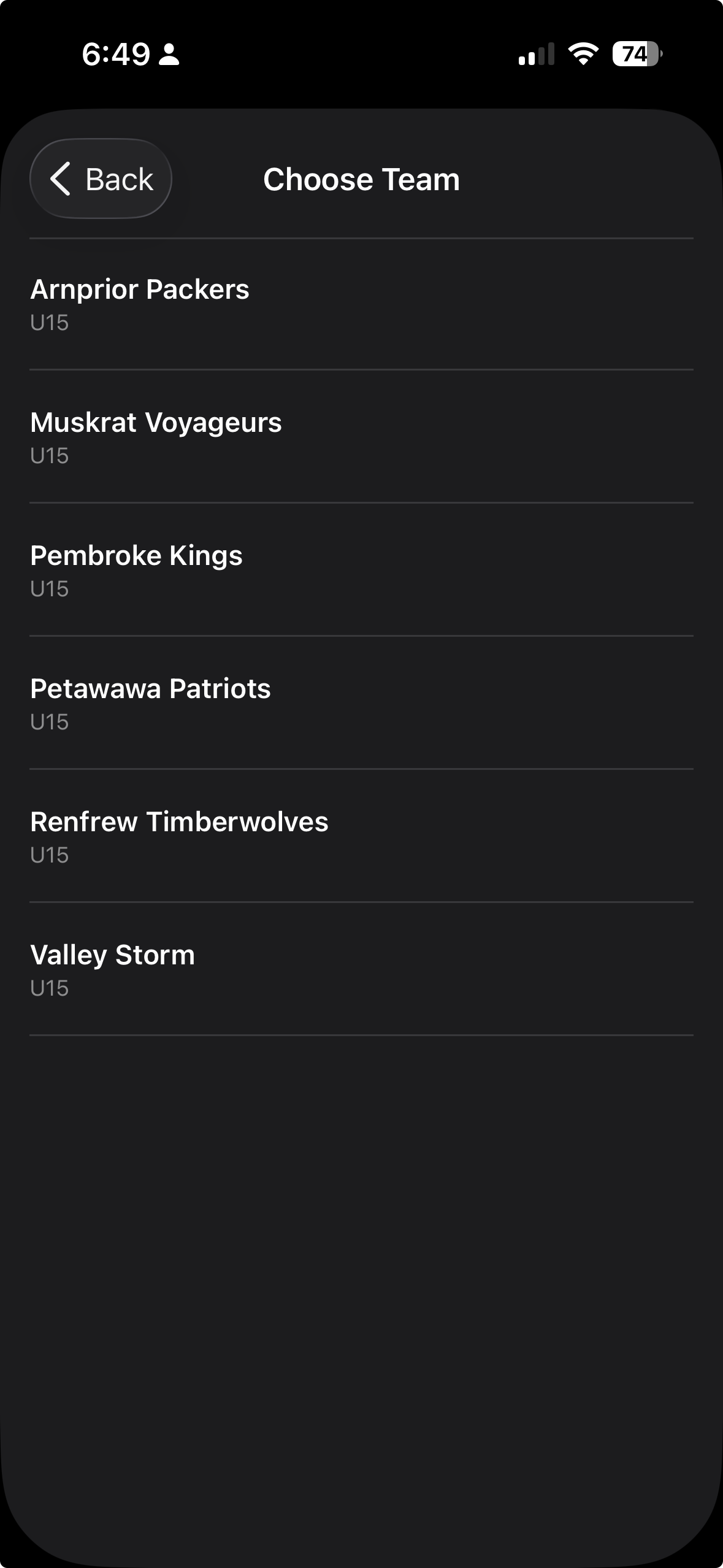 League wizard team picker